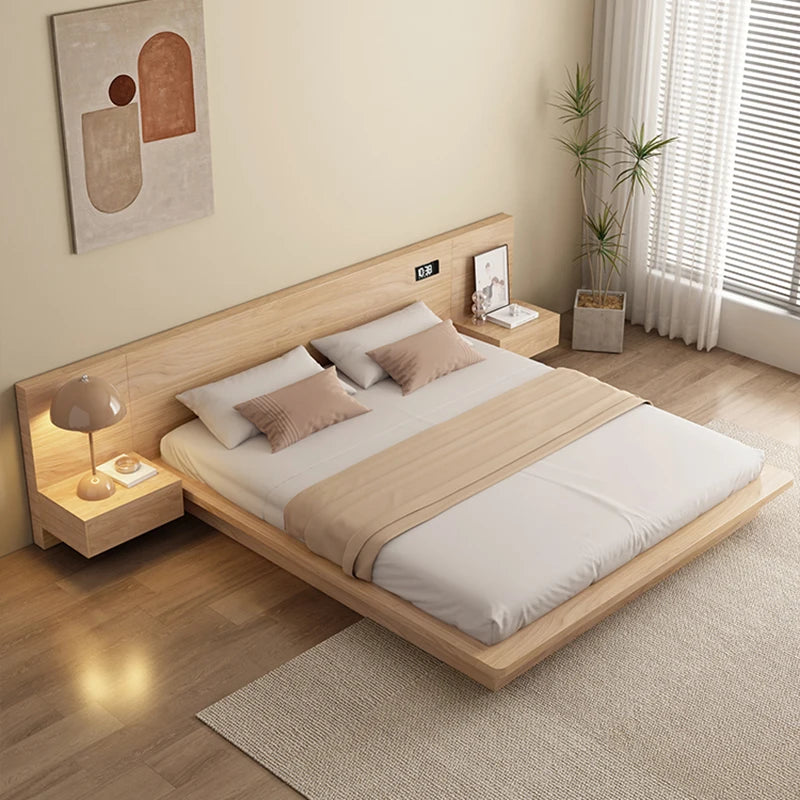 Nordic White Double Bed Drawers European Leather Storage Luxury King Beds Bedroom Twin Size Cama Matrimonial Furniture Home