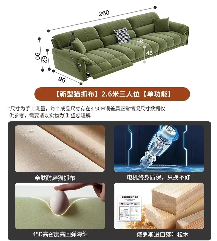 Filler Green Living Room Sofas Back Support Design Recliner Lounges Living Room Sofas Salon Luxury Divano Moderno Furniture