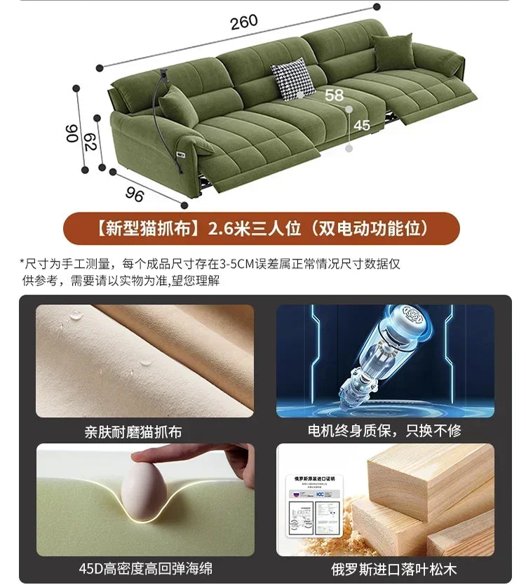Filler Green Living Room Sofas Back Support Design Recliner Lounges Living Room Sofas Salon Luxury Divano Moderno Furniture